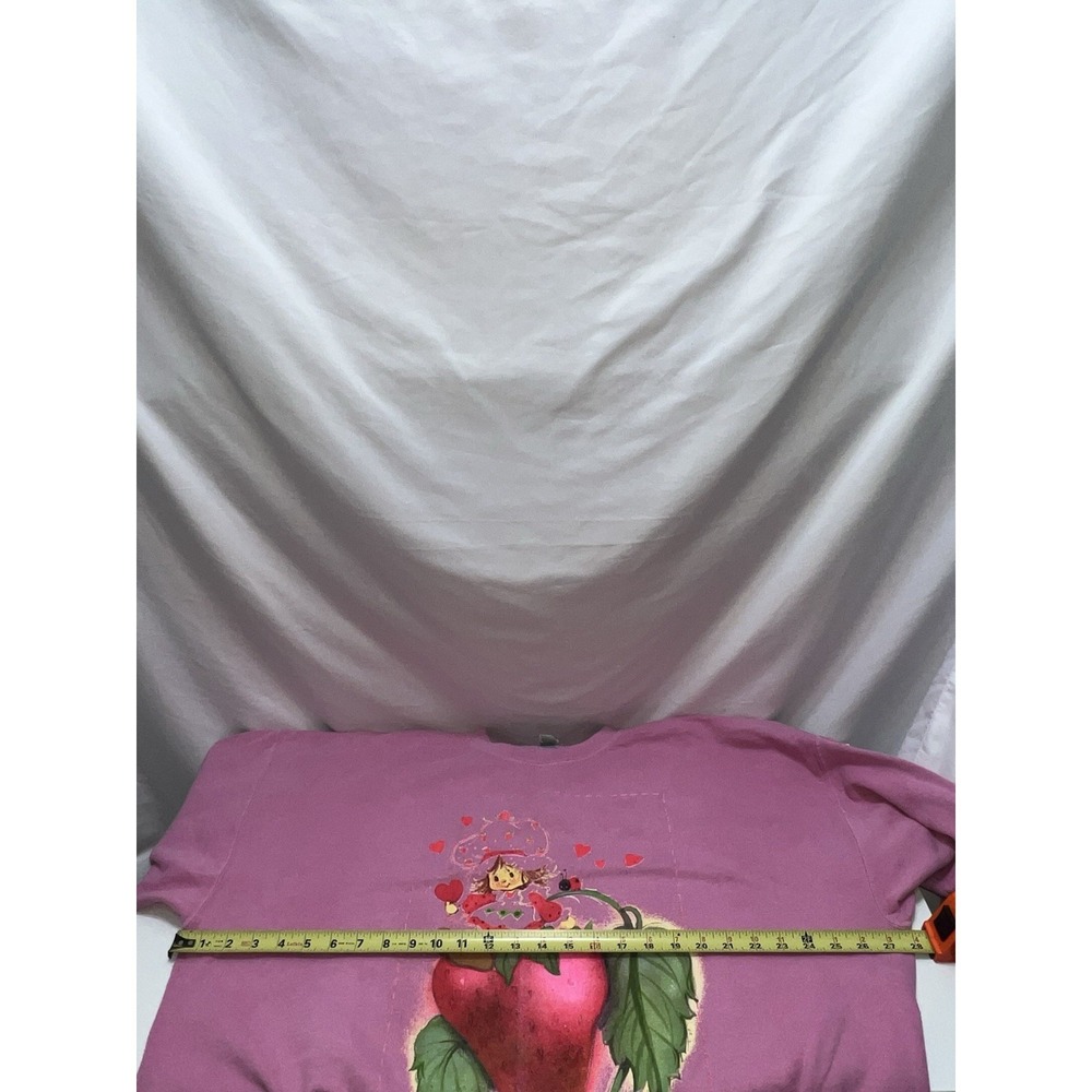 Pink Strawberry Shortcake Berry Christmas Sweatshirt Oversized 2XL Gildan - Picture 10 of 15